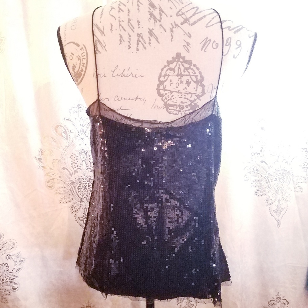 NWT Free People Sequined Camisole Tank Top - Picture 3 of 4